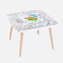 Mesa de colorir para crianças, 60cm