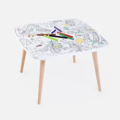 Mesa de colorir para crianças, 60cm