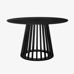 Mesa de jantar com base em madeira de abeto, 4 lugares