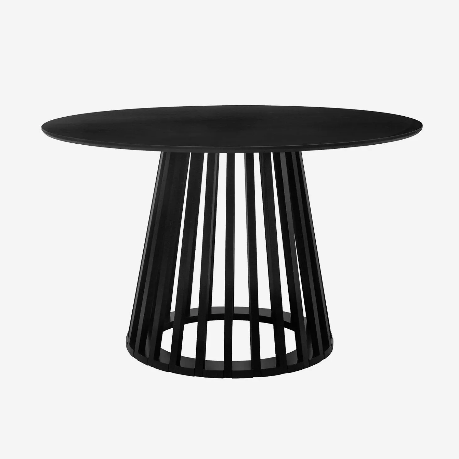 Mesa de jantar com base em madeira de abeto, 4 lugares
