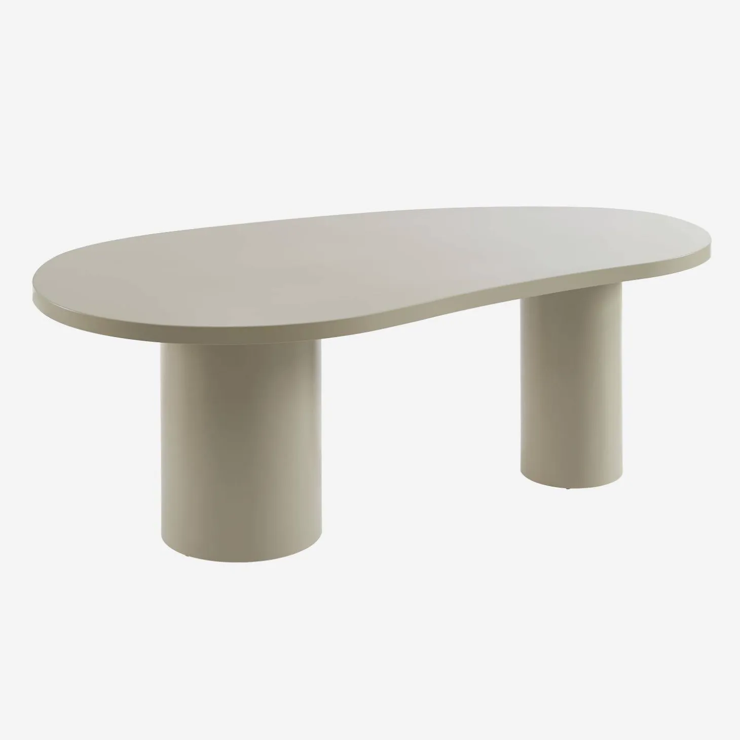 Mesa de jantar com estrutura em madeira, 8 lugares, 210cm