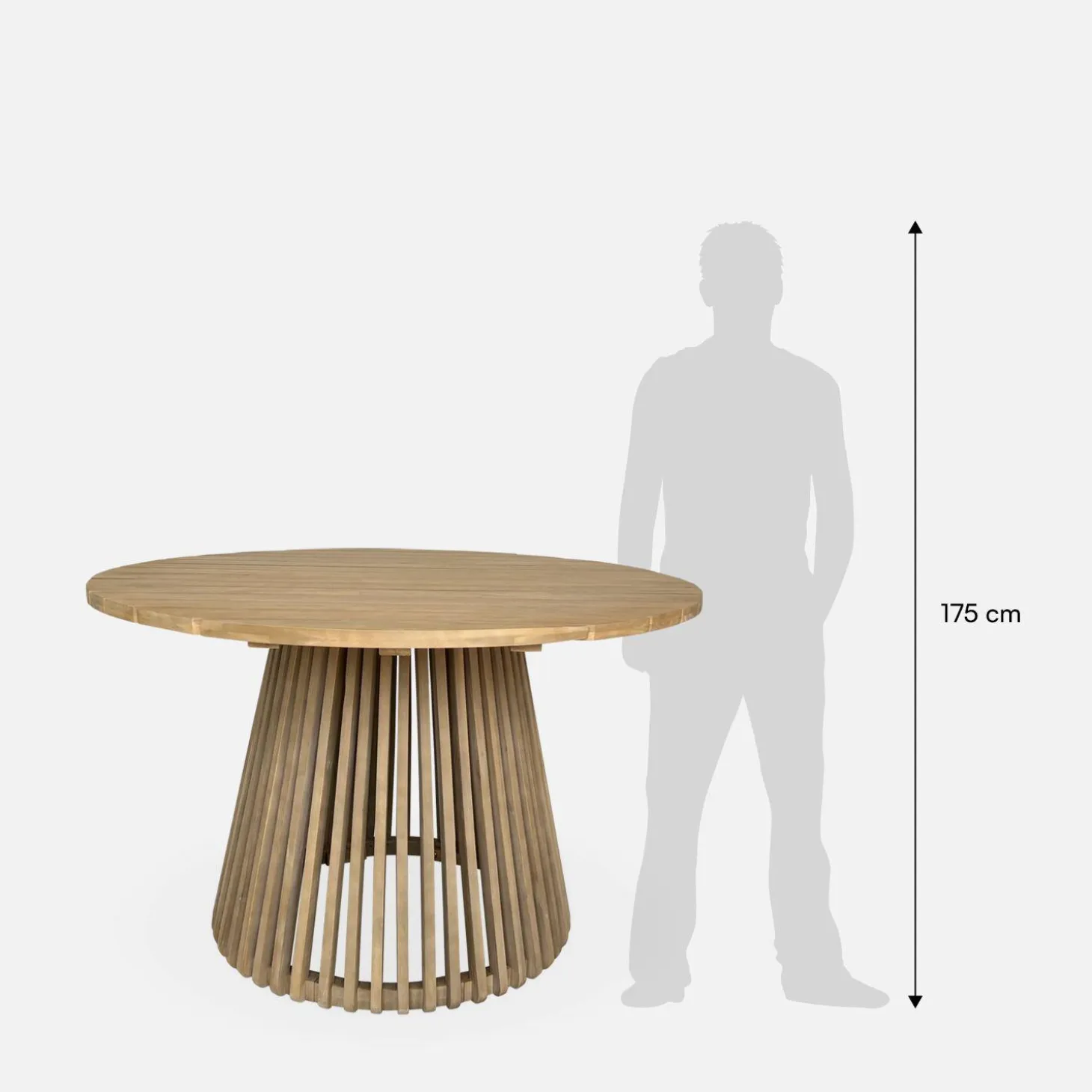 Mesa de jantar em madeira de 4 lugares