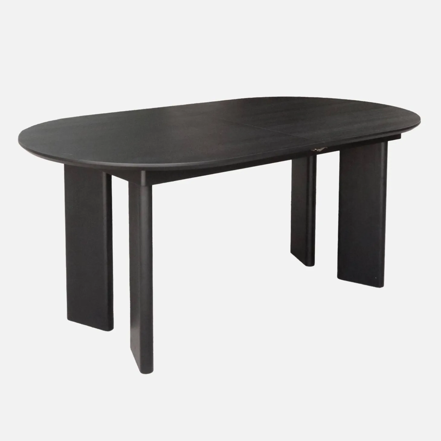 Mesa de jantar oblonga extensível madeira de 6-8 lugares