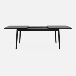 Mesa de jantar retangular extensível de 6-8 lugares