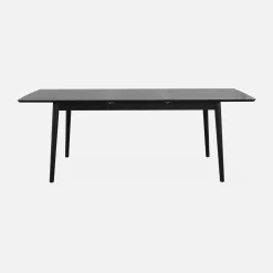 Mesa de jantar retangular extensível de 6-8 lugares