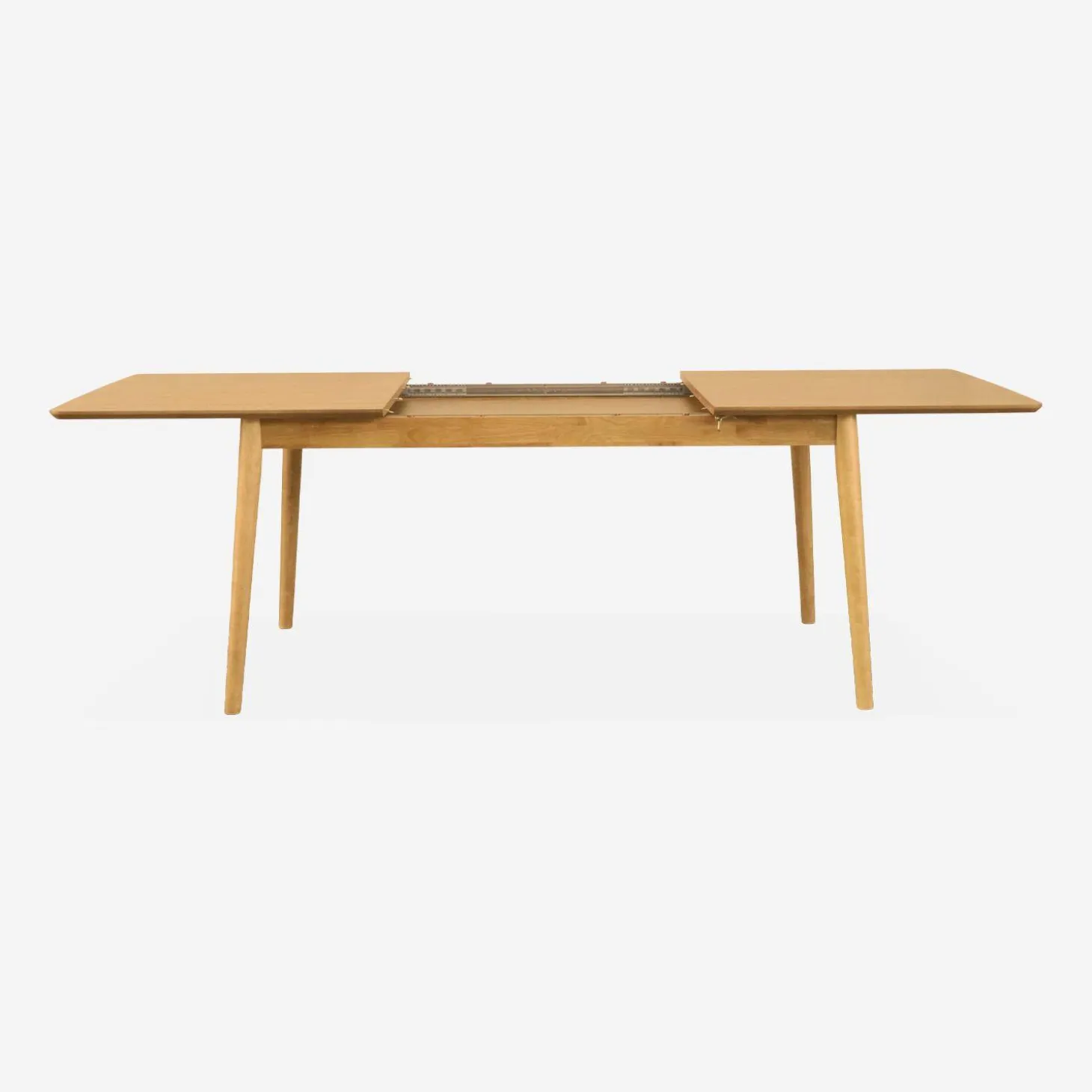 Mesa de jantar retangular extensível de 6-8 lugares