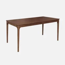 Mesa de jantar retangular extensível em madeira para 6-8 lugares