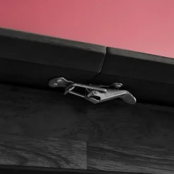 Mesa de jantar retangular extensível em madeira, 4-6 lugares