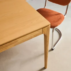 Mesa de jantar retangular madeira de 6 lugares