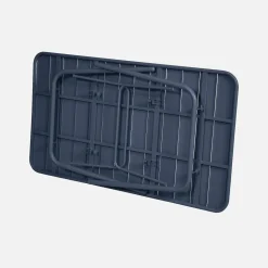 Mesa de jardim bistrô dobrável em aço, 6 lugares, 140cm