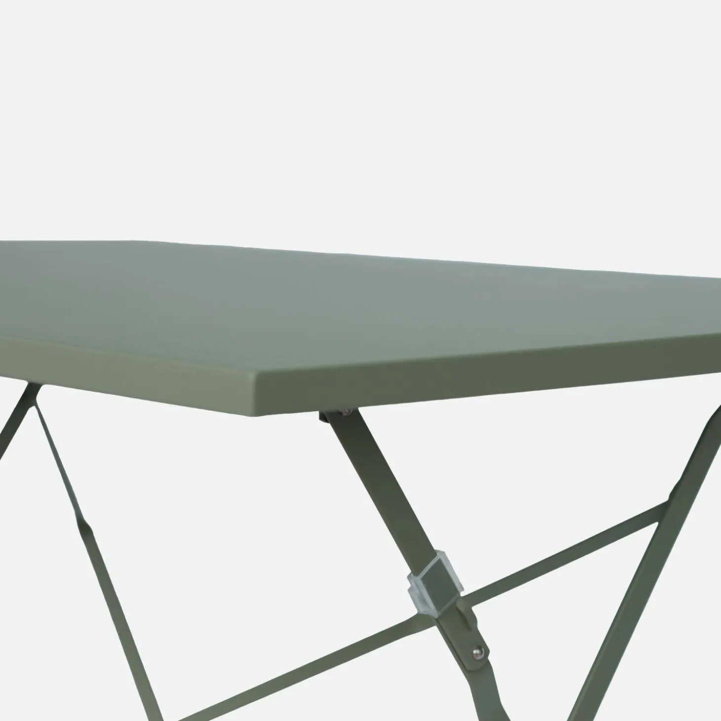 Mesa de jardim bistrô dobrável em aço, 4 lugares