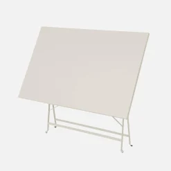 Mesa de jardim bistrô dobrável em aço, 4 lugares