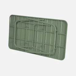 Mesa de jardim bistrô dobrável em aço, 6 lugares, 140cm