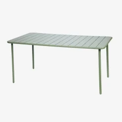 Mesa de jardim bistrô em aço, 6-8 lugares, 160cm