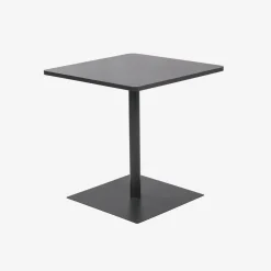 Mesa de jardim bistrô quadrada de aço, 2 lugares