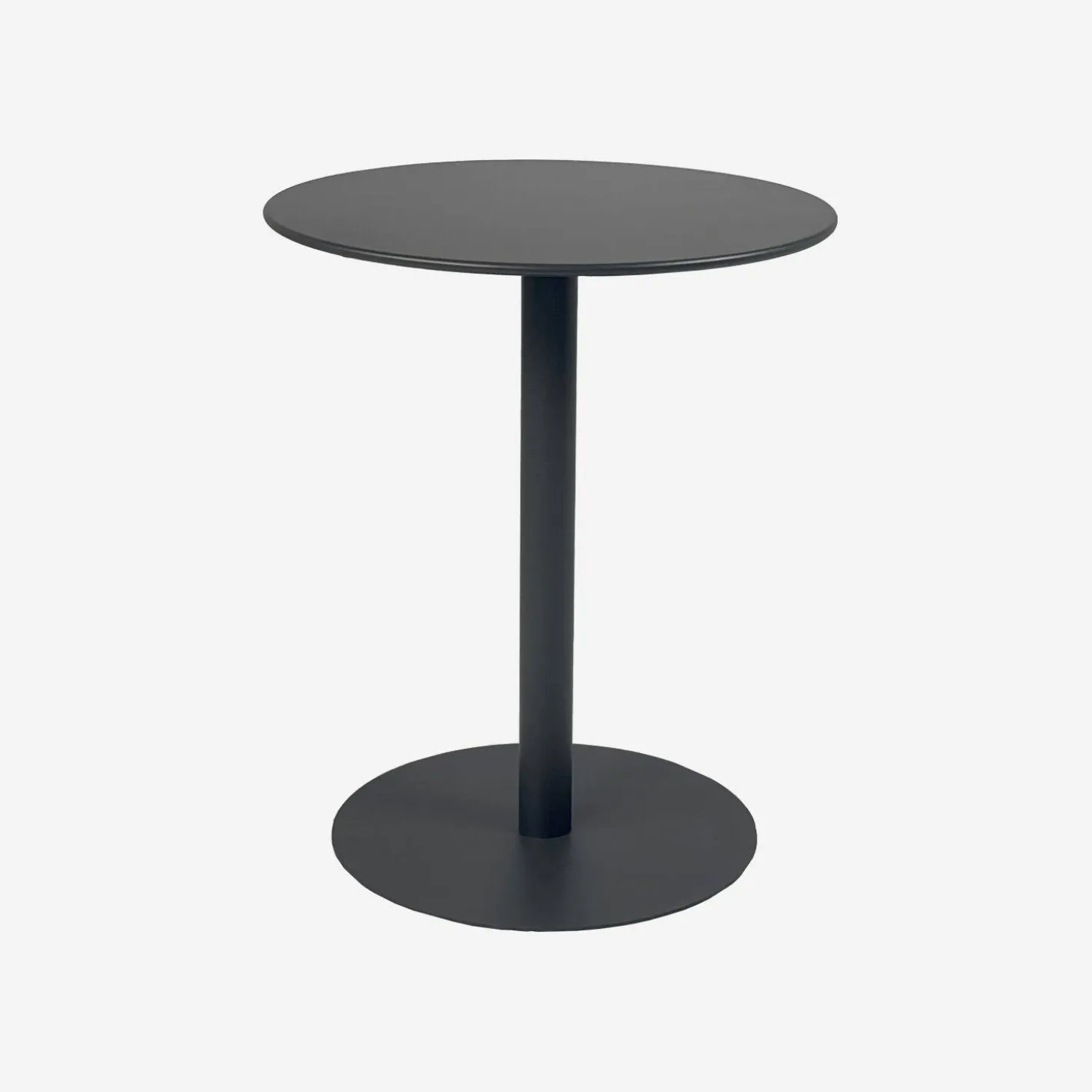 Mesa de jardim bistrô redonda de aço, 2 lugares