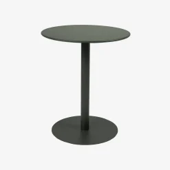Mesa de jardim bistrô redonda de aço, 2 lugares