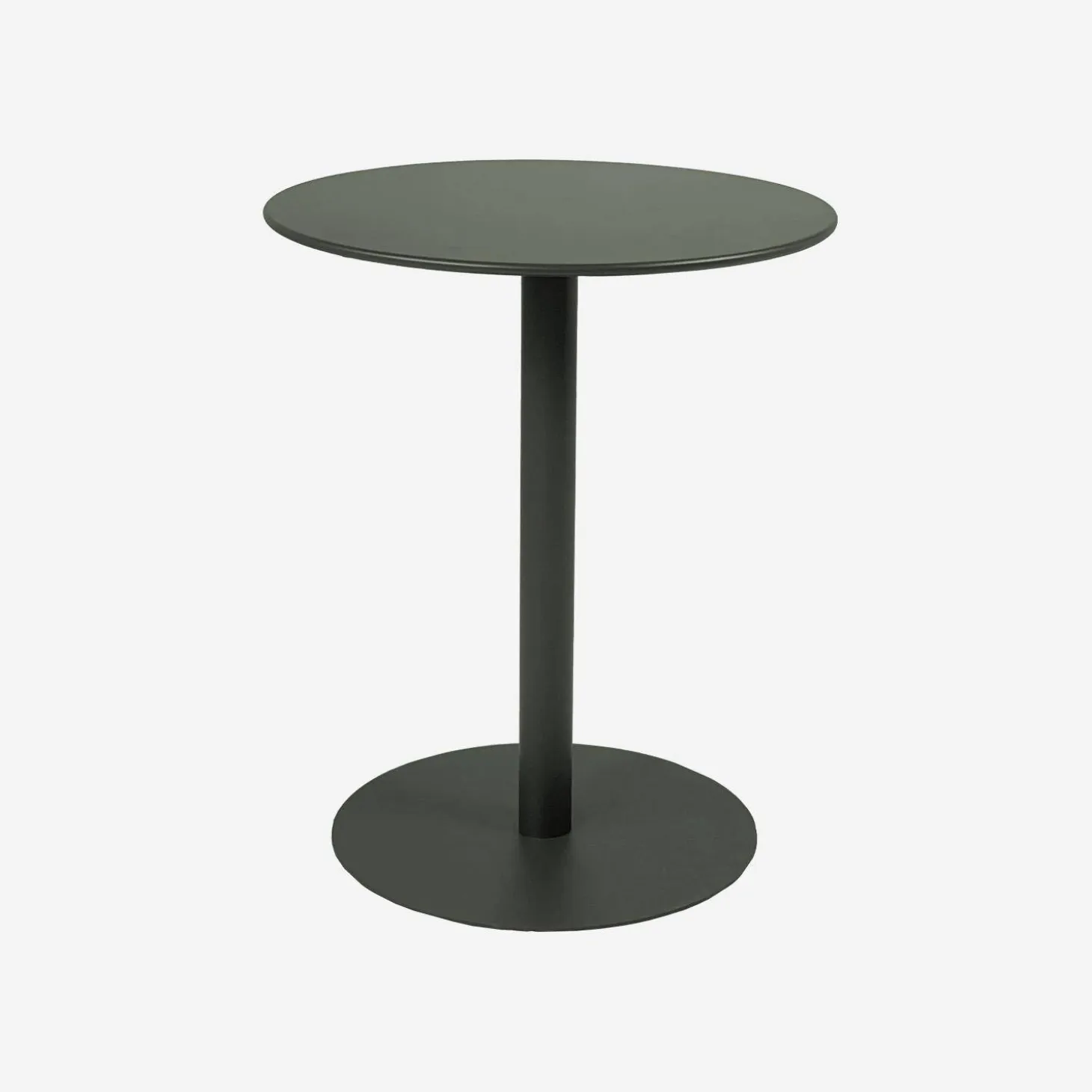 Mesa de jardim bistrô redonda de aço, 2 lugares