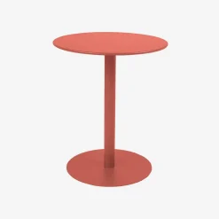 Mesa de jardim bistrô redonda de aço, 2 lugares