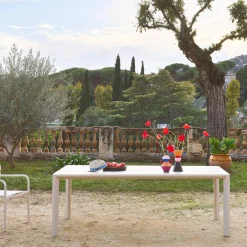 Mesa de jardim em alumínio 8 lugares