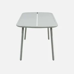 Mesa de jardim em alumínio, 4-6 lugares