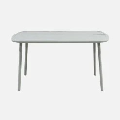 Mesa de jardim em alumínio, 4-6 lugares