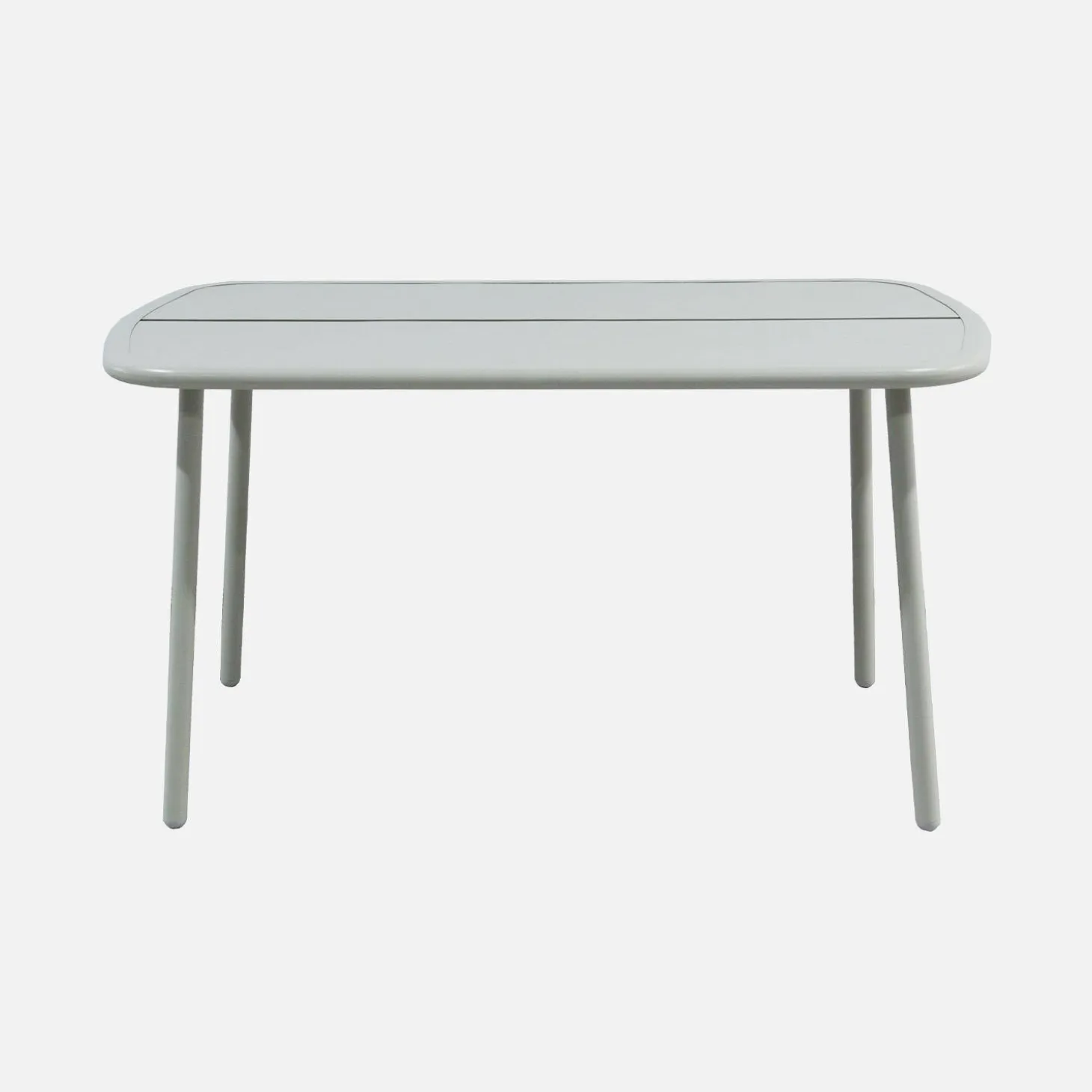 Mesa de jardim em alumínio, 4-6 lugares