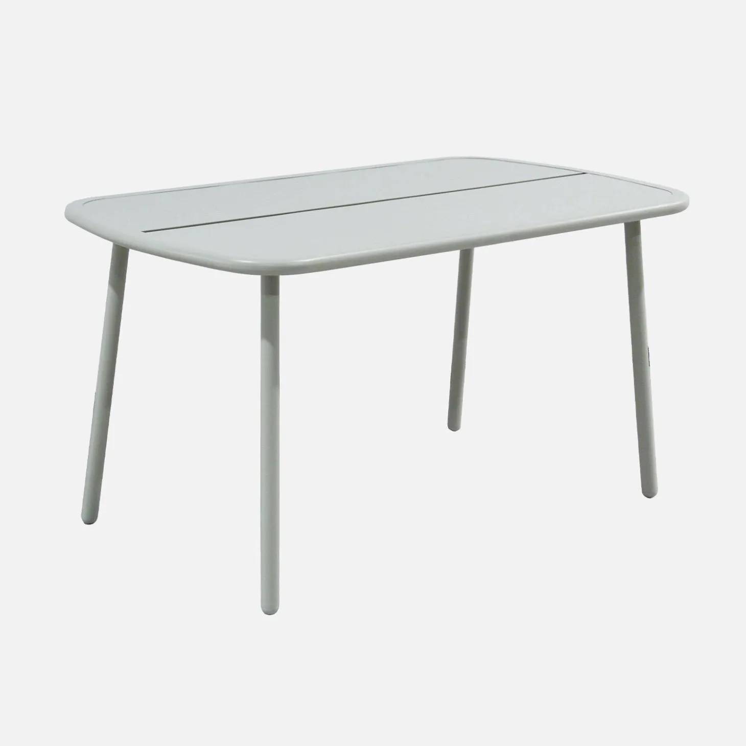 Mesa de jardim em alumínio, 4-6 lugares