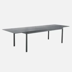 Mesa de jardim extensível de alumínio, 8 lugares