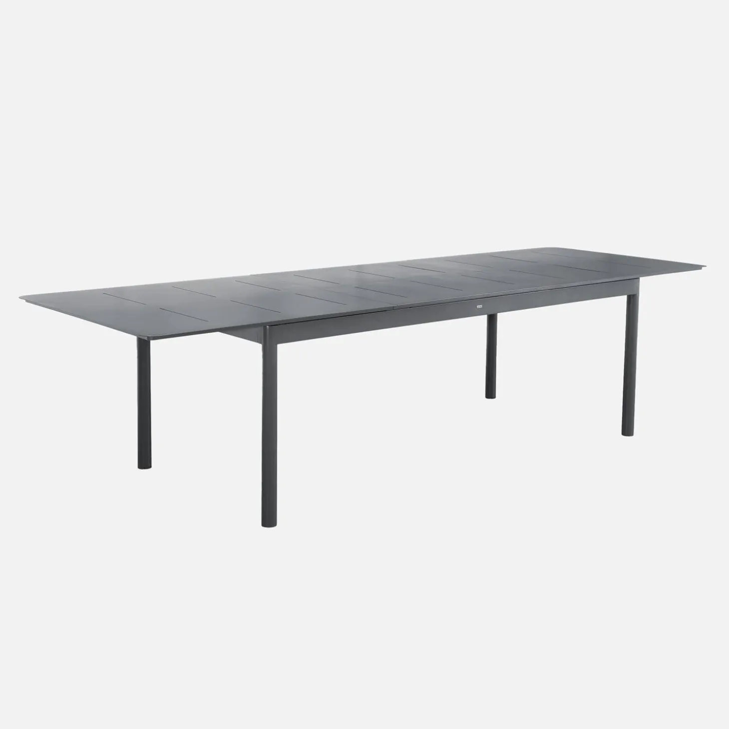 Mesa de jardim extensível de alumínio, 8 lugares
