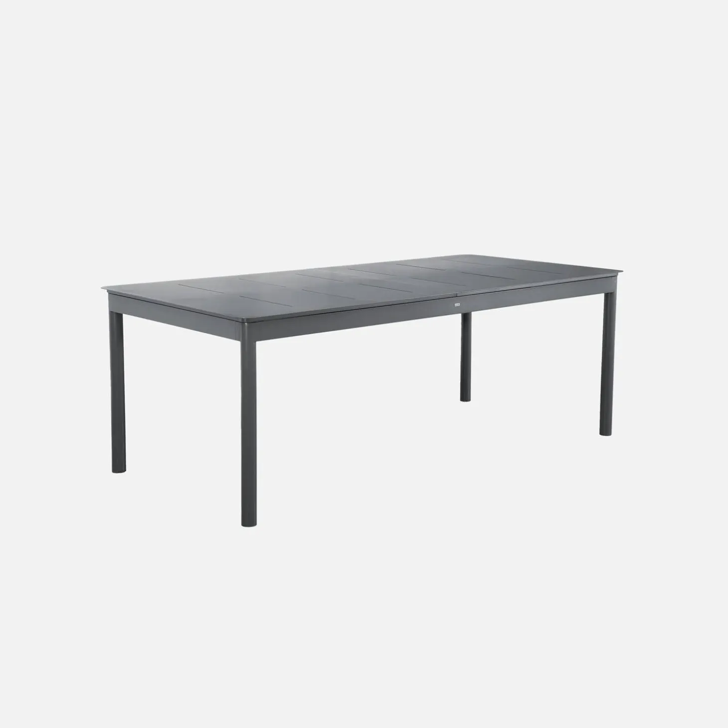Mesa de jardim extensível de alumínio, 8 lugares