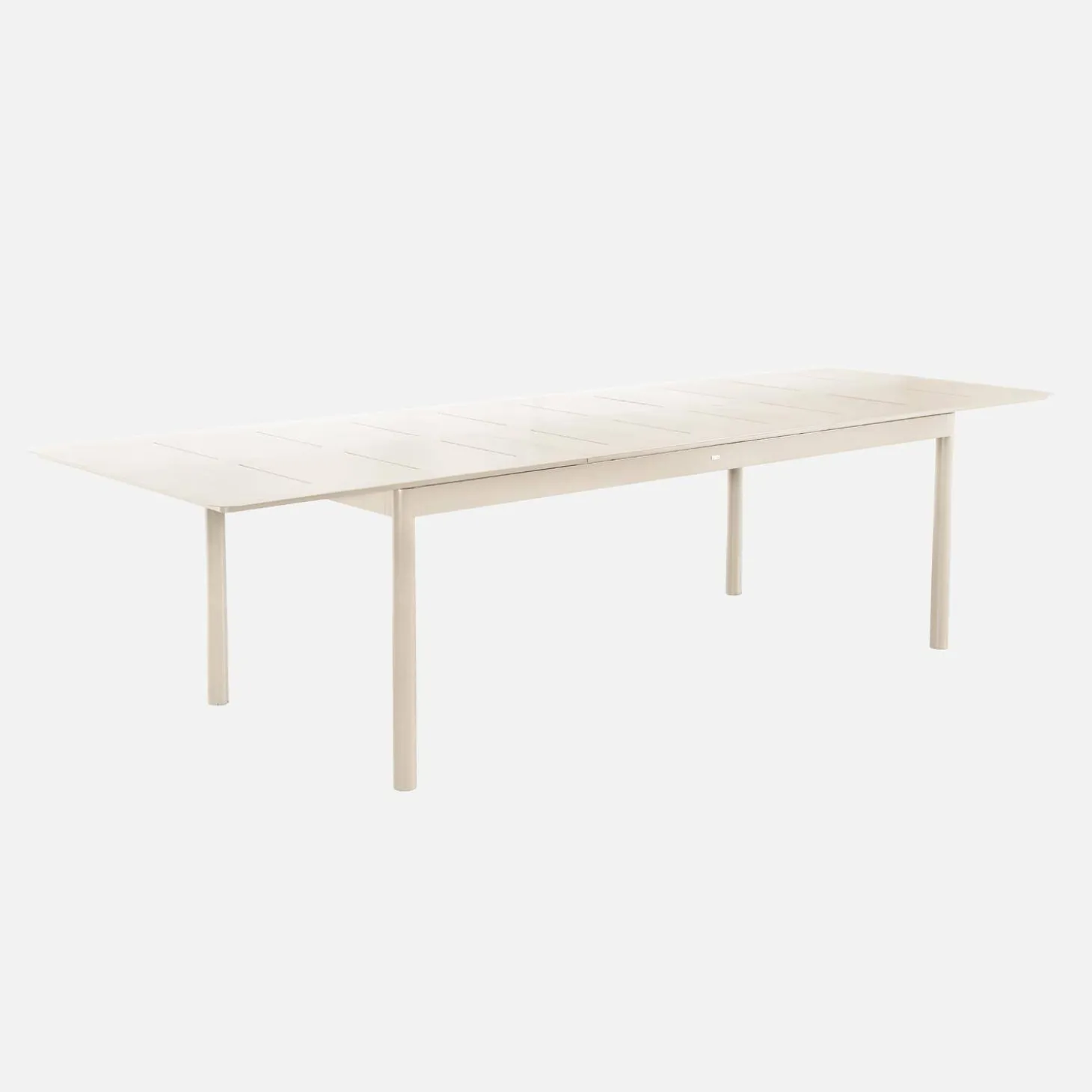 Mesa de jardim extensível de alumínio, 8 lugares