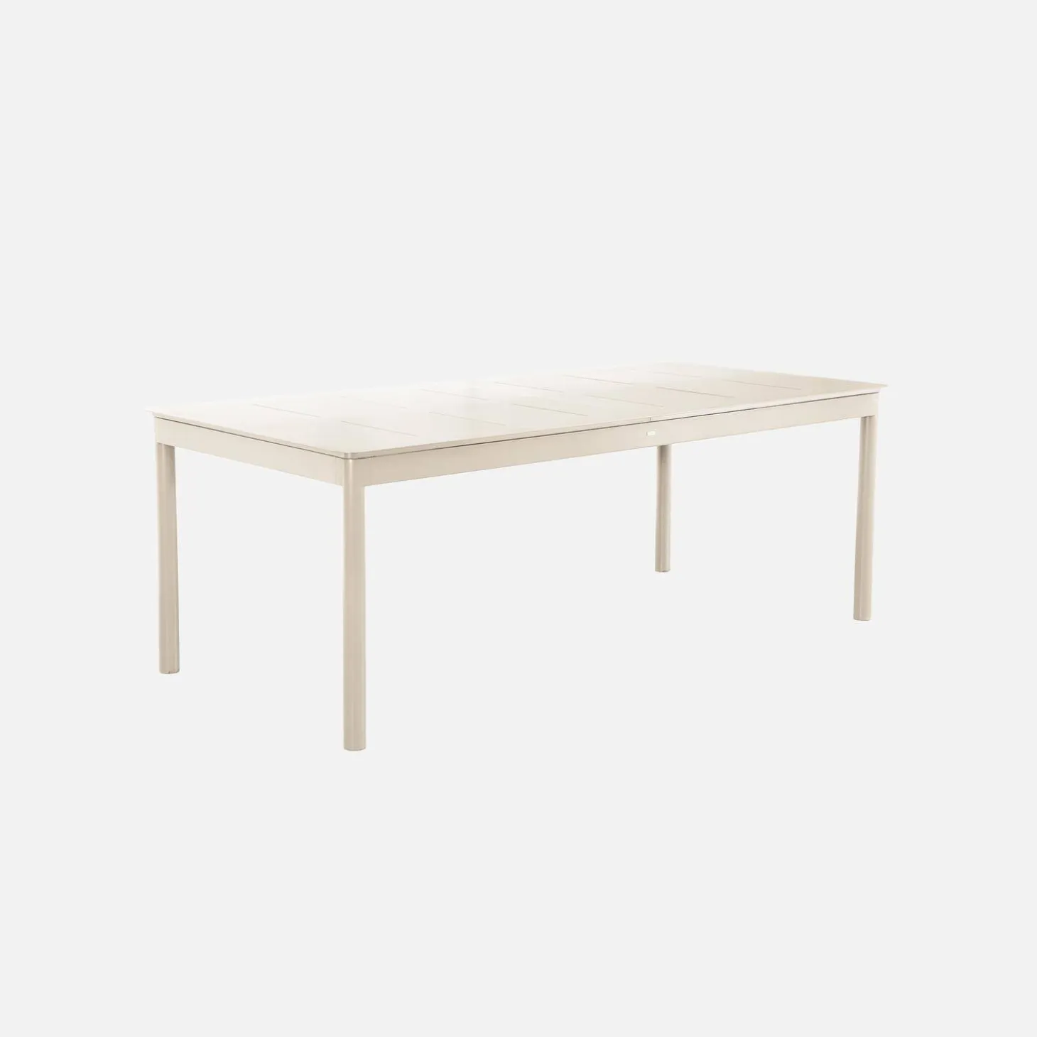Mesa de jardim extensível de alumínio, 8 lugares