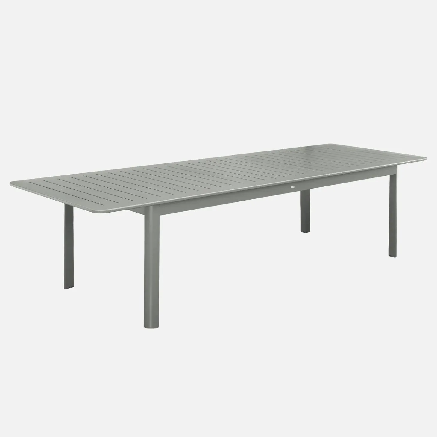 Mesa de jardim extensível em alumínio, 10 lugares