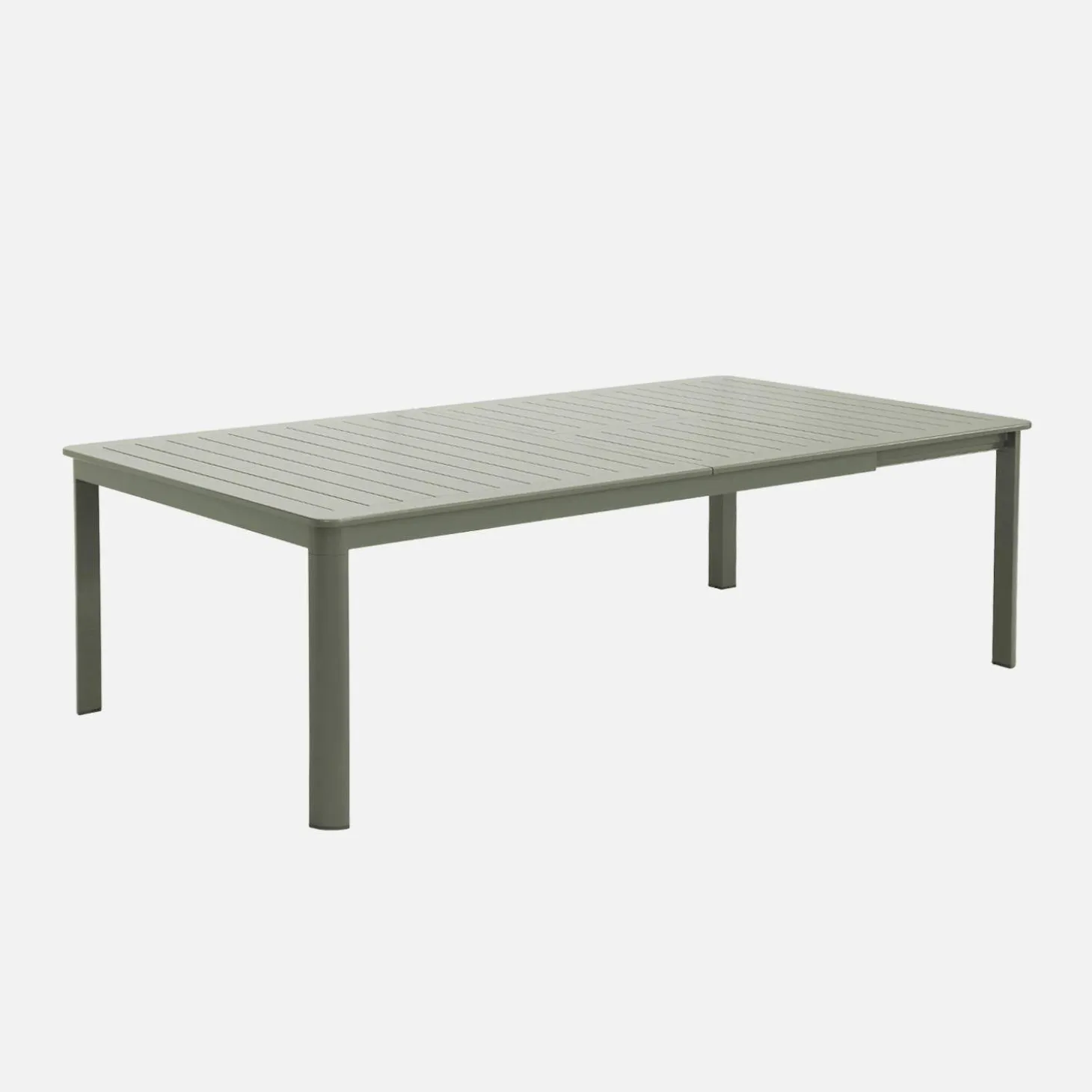 Mesa de jardim extensível em alumínio, 12 lugares
