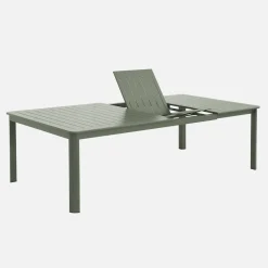 Mesa de jardim extensível em alumínio, 12 lugares