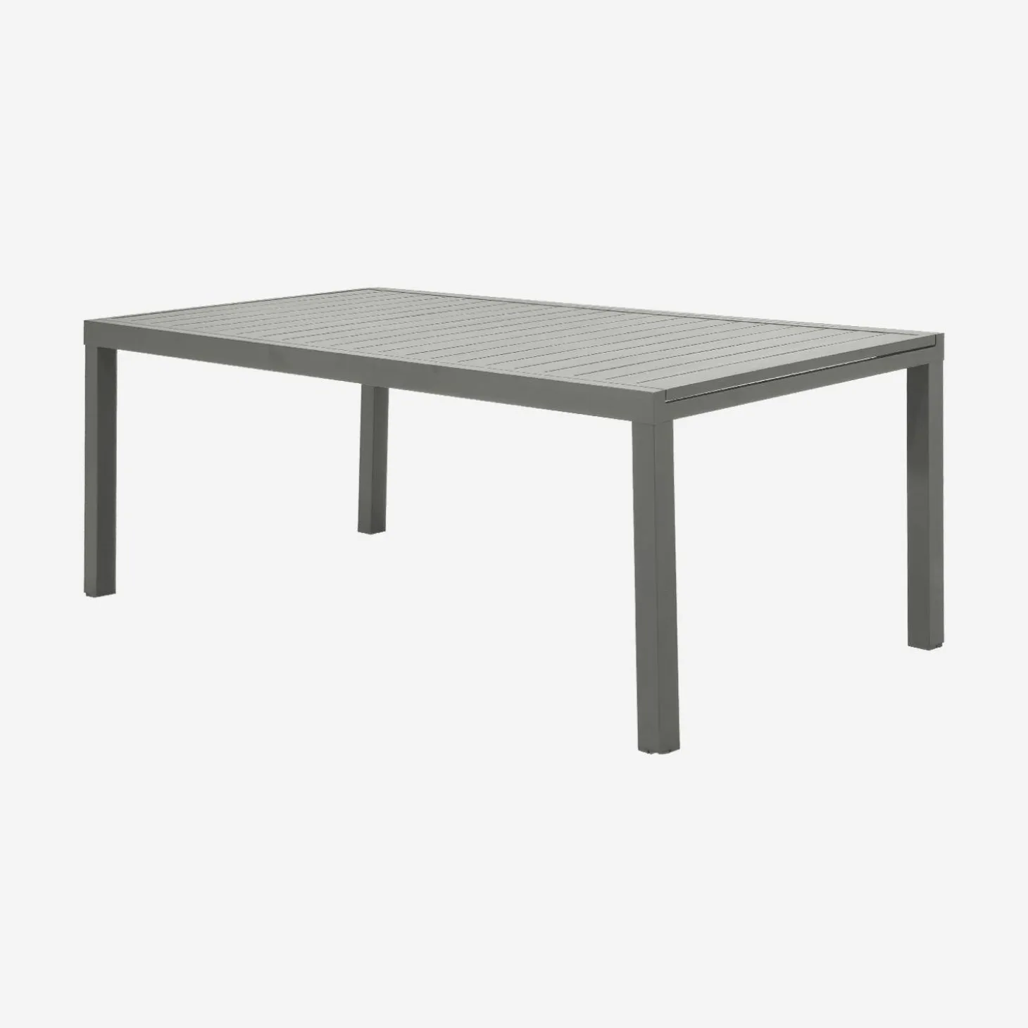 Mesa de jardim extensível em alumínio para 10-12 lugares