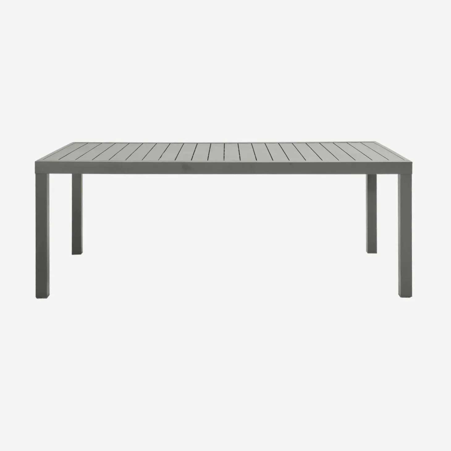 Mesa de jardim extensível em alumínio para 10-12 lugares