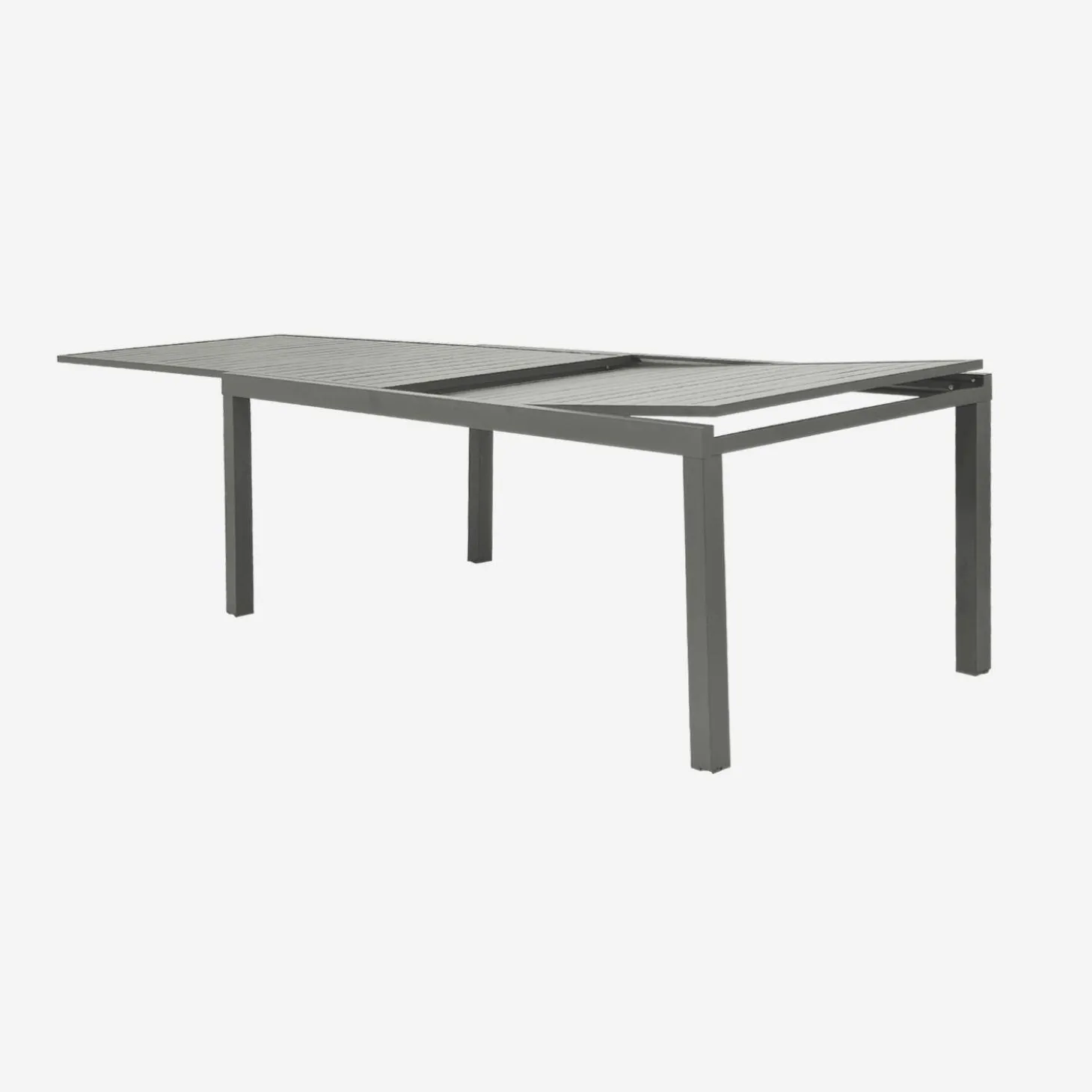 Mesa de jardim extensível em alumínio para 10-12 lugares