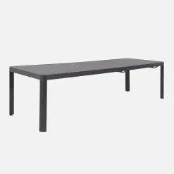 Mesa de jardim extensível em alumínio, 6-10 lugares