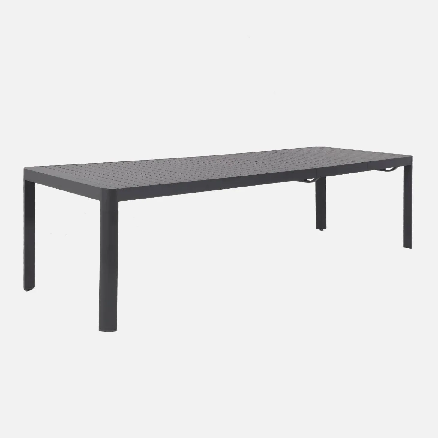 Mesa de jardim extensível em alumínio, 6-10 lugares