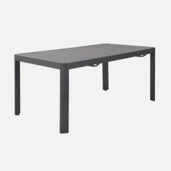 Mesa de jardim extensível em alumínio, 6-10 lugares