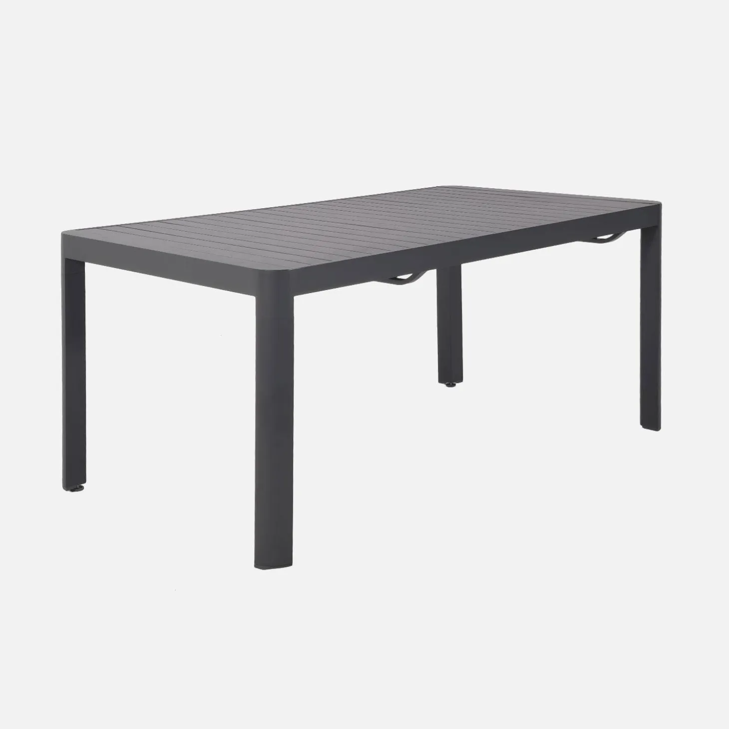 Mesa de jardim extensível em alumínio, 6-10 lugares