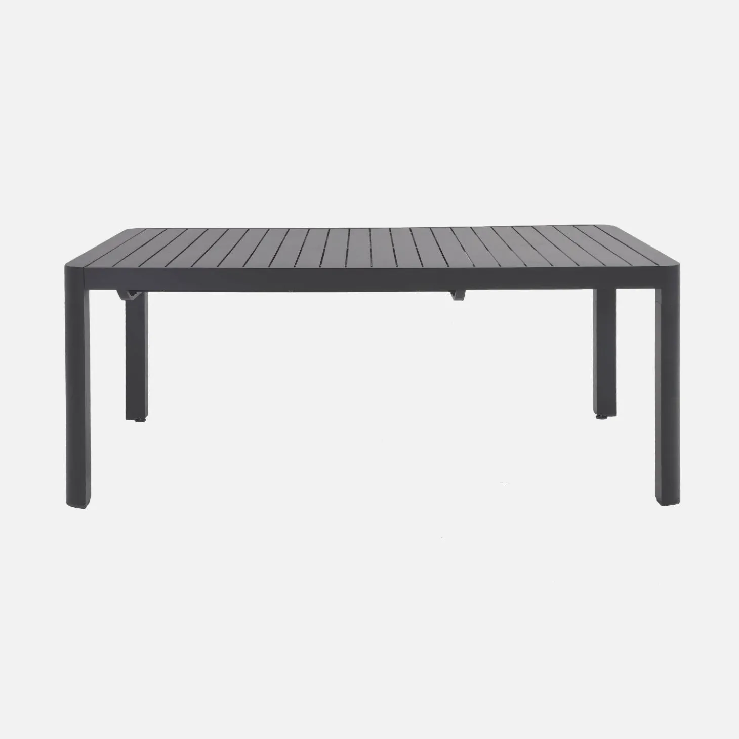 Mesa de jardim extensível em alumínio, 6-10 lugares