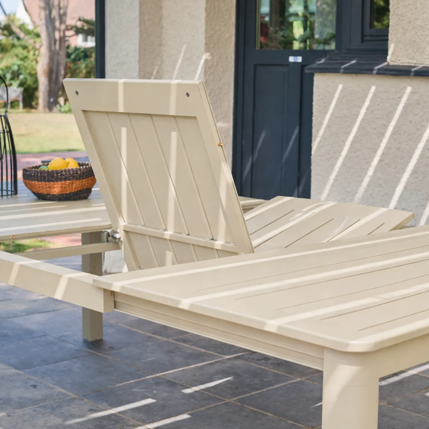 Mesa de jardim extensível em alumínio, 12 lugares