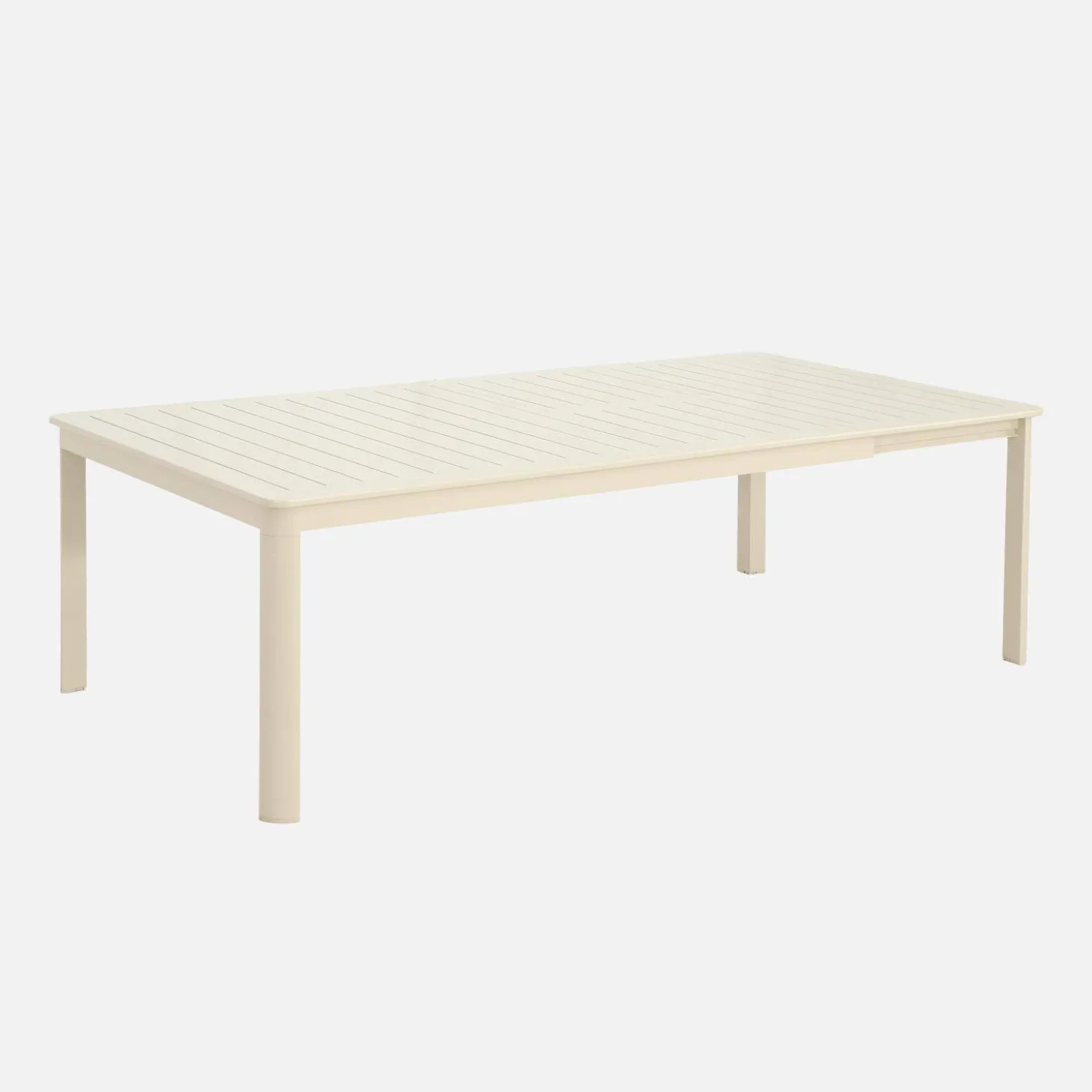 Mesa de jardim extensível em alumínio, 12 lugares
