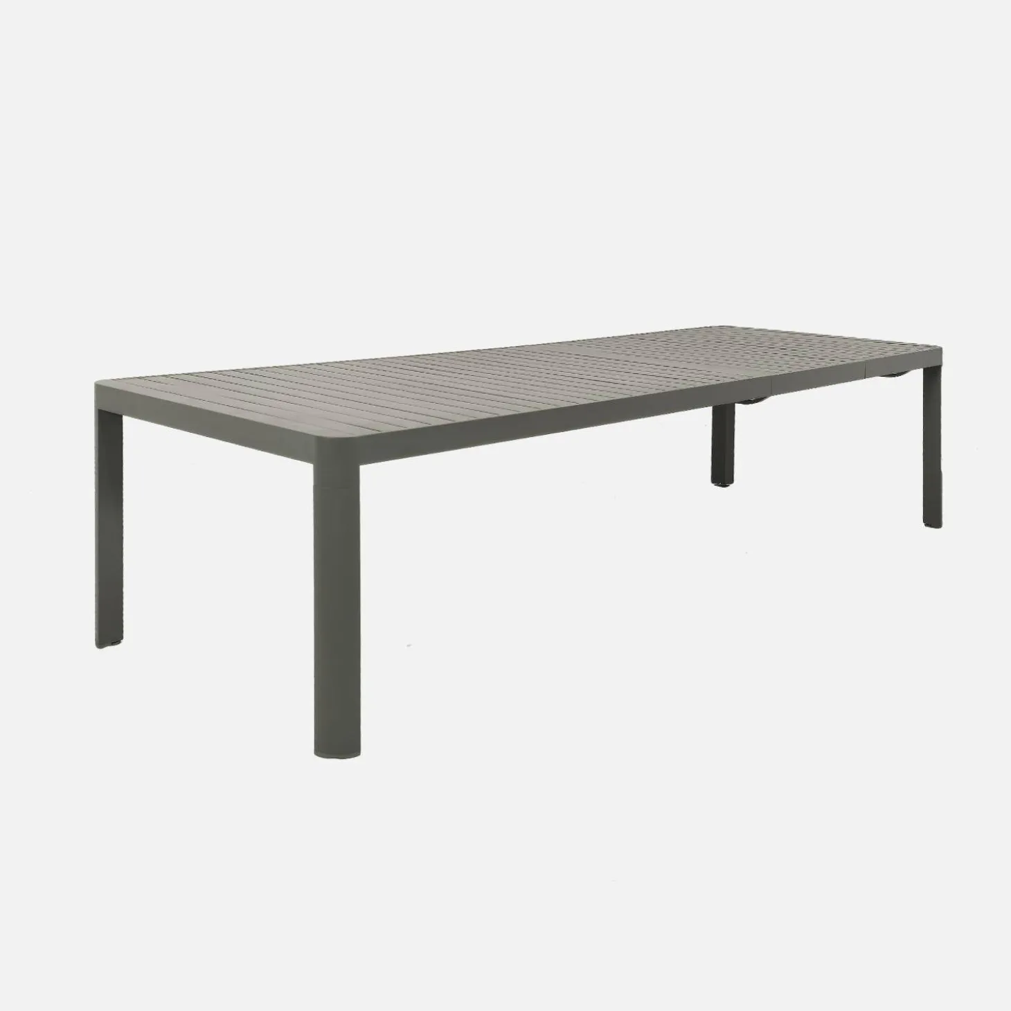 Mesa de jardim extensível em alumínio, 6-10 lugares
