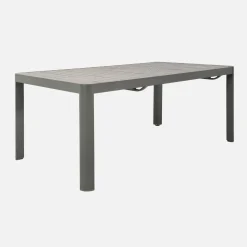 Mesa de jardim extensível em alumínio, 6-10 lugares