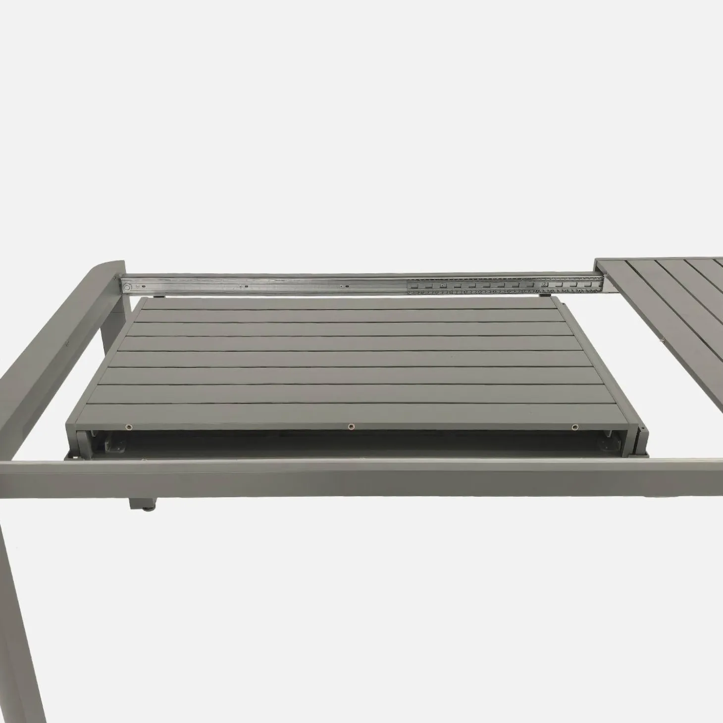 Mesa de jardim extensível em alumínio, 6-10 lugares
