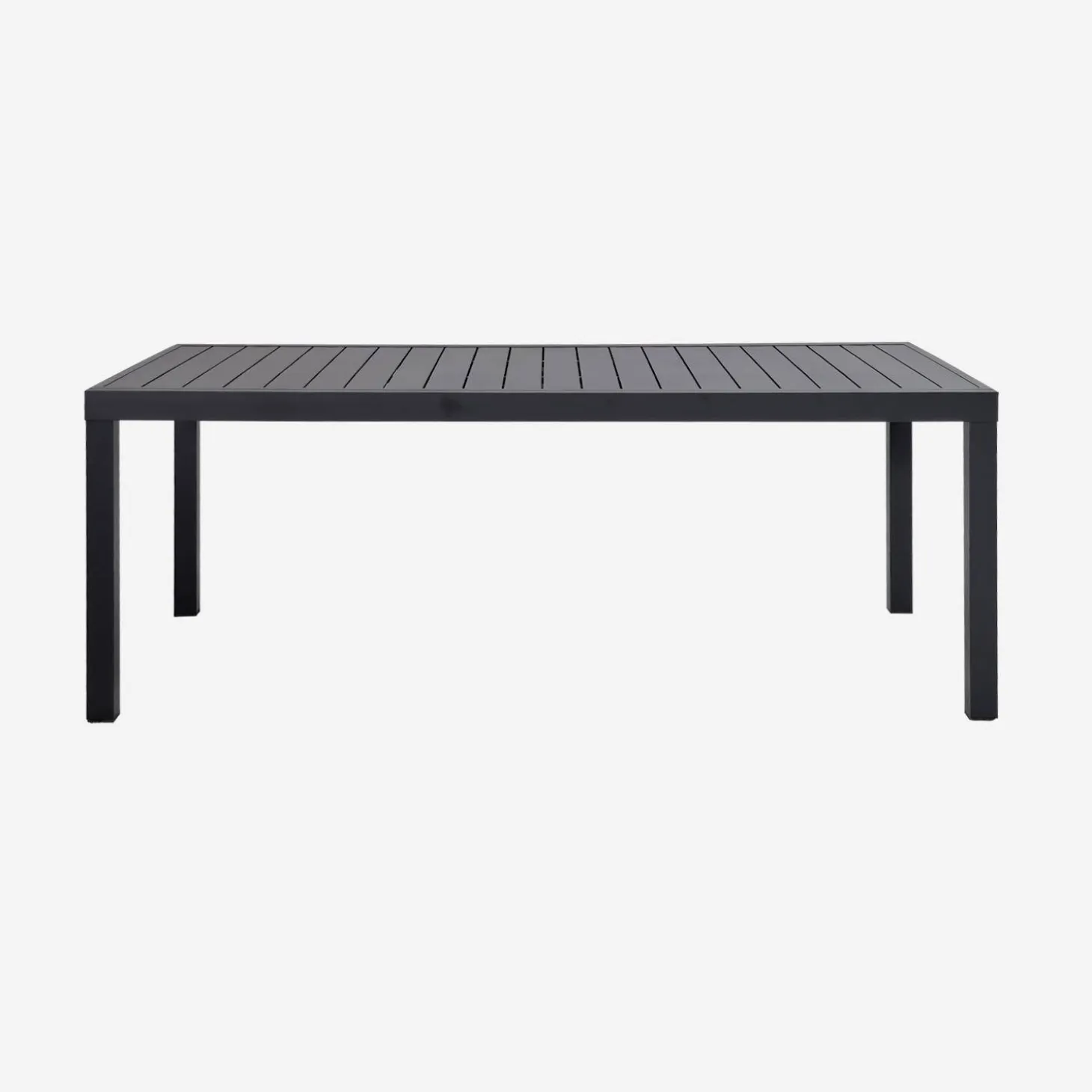 Mesa de jardim extensível em alumínio para 10-12 lugares